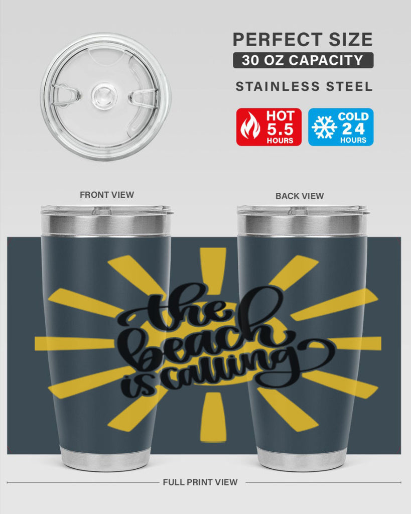The Beachy Is Calling Style 10#- summer- Tumbler