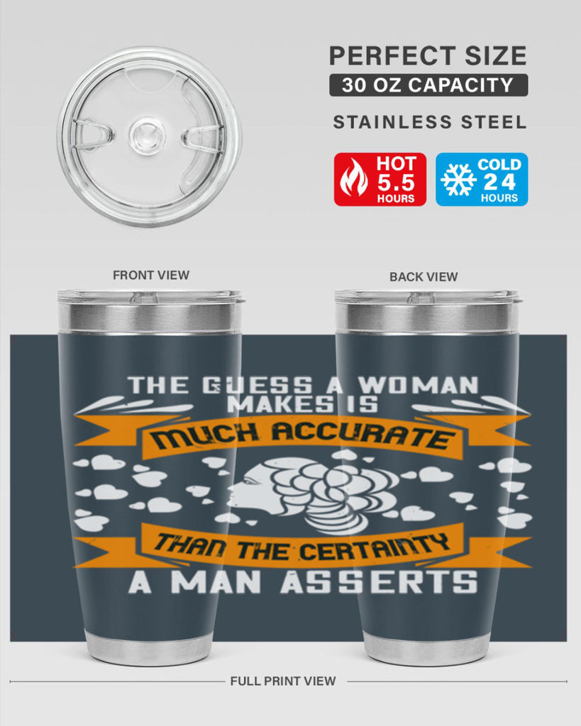 The guess a woman makes is much accurate Style 31#- womens day- Tumbler