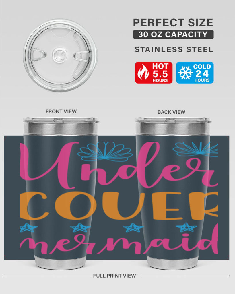Under Cover Mermaid Design 653#- mermaid- Tumbler