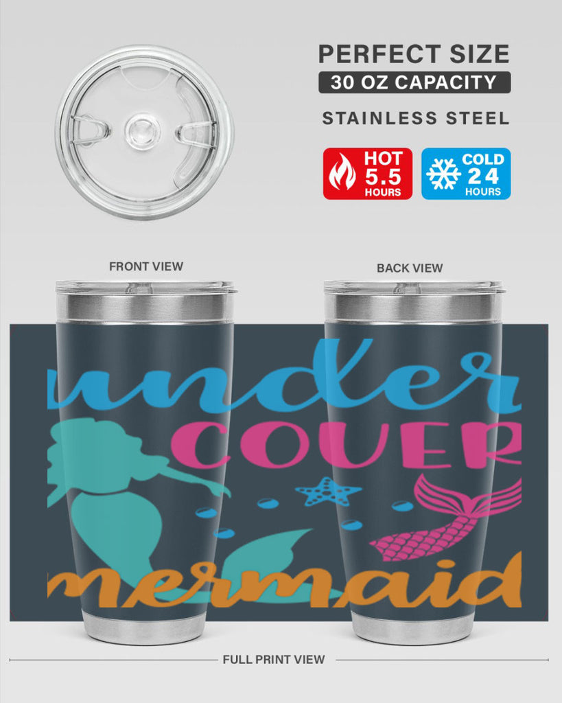 Under Cover Mermaid Design 654#- mermaid- Tumbler