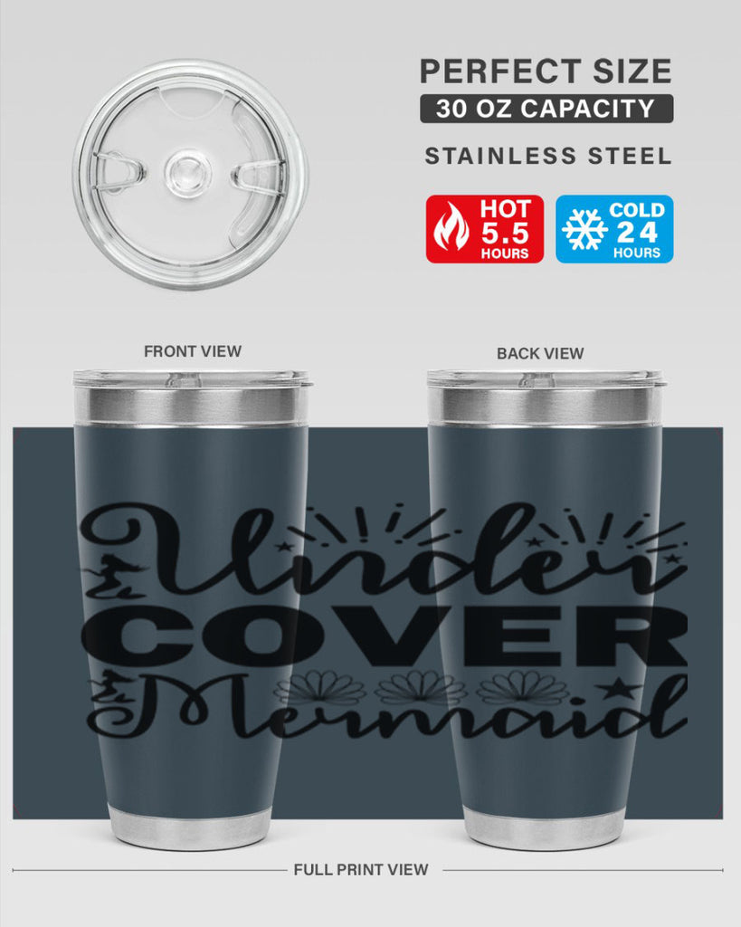 Under Cover Mermaid design 652#- mermaid- Tumbler
