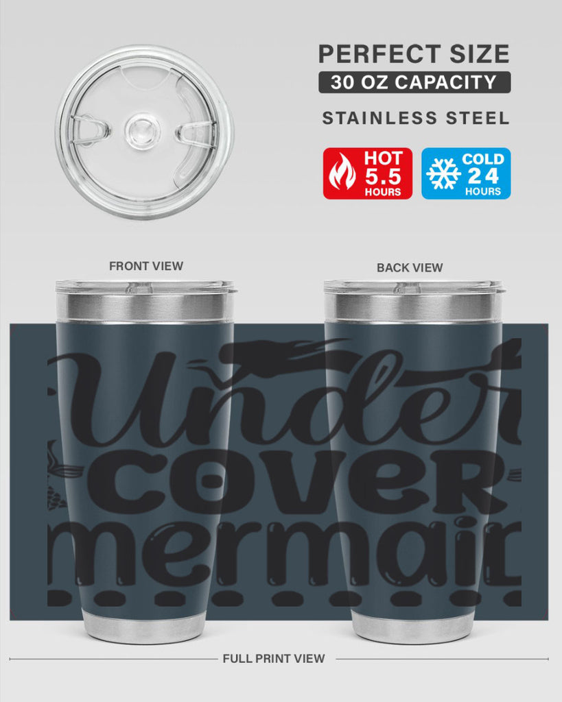 Under cover mermaid 649#- mermaid- Tumbler