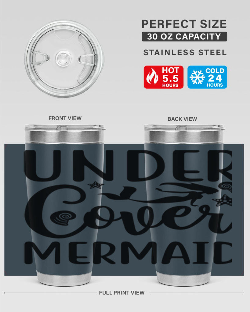 Under cover mermaid design 655#- mermaid- Tumbler