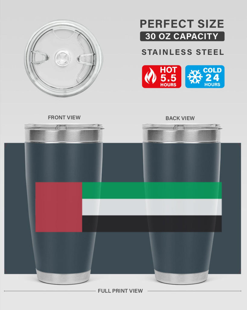 United Arab Emirates 12#- world flags- Tumbler