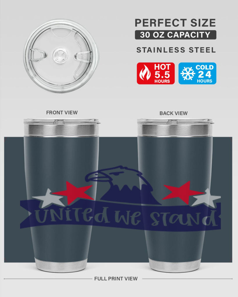United We Stand Style 178#- Fourt Of July- Tumbler