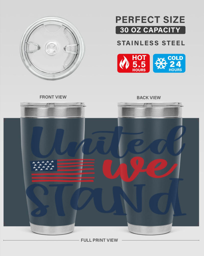 United we stand Style 9#- Fourt Of July- Tumbler