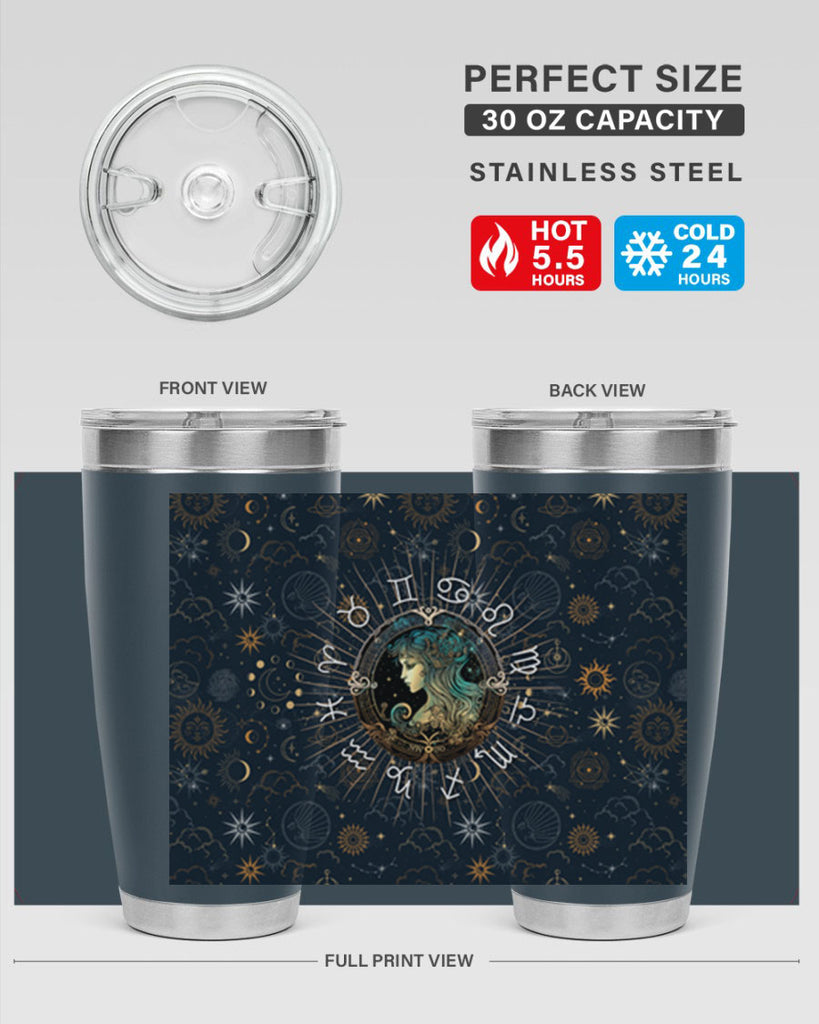 Virgo Straight 529#- zodiac- Tumbler