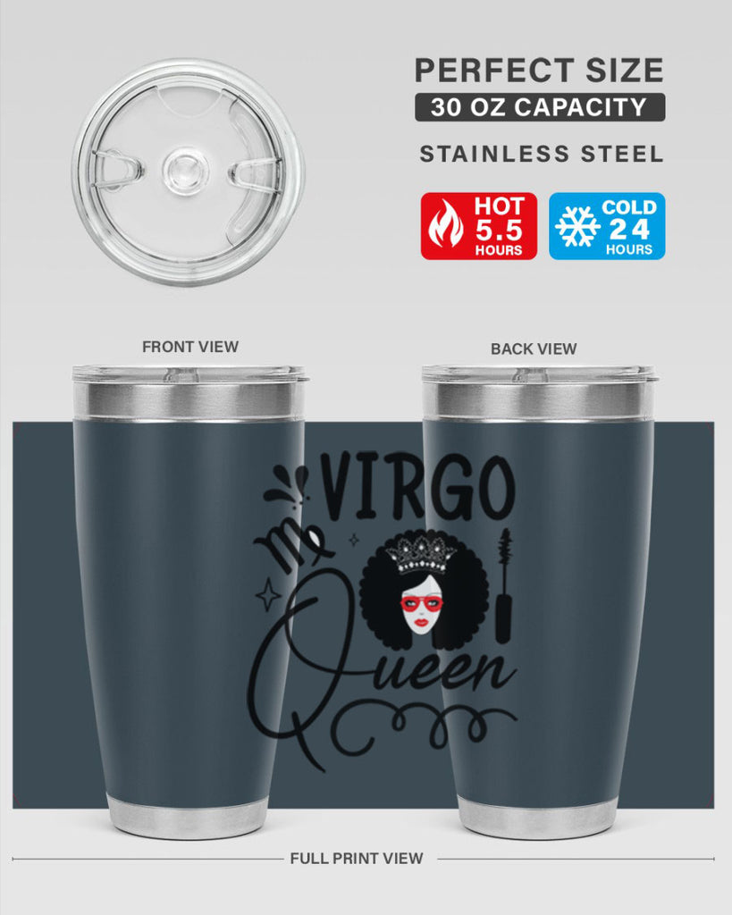 Virgo queen 541#- zodiac- Tumbler