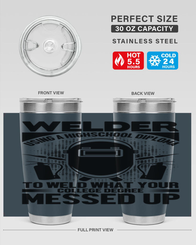 Welder using Style 3#- welder- tumbler