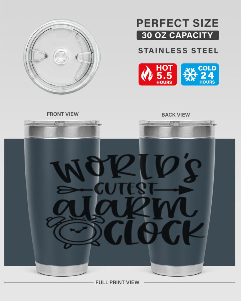 Worlds Cutest Alarm Clock Style 14#- baby- tumbler