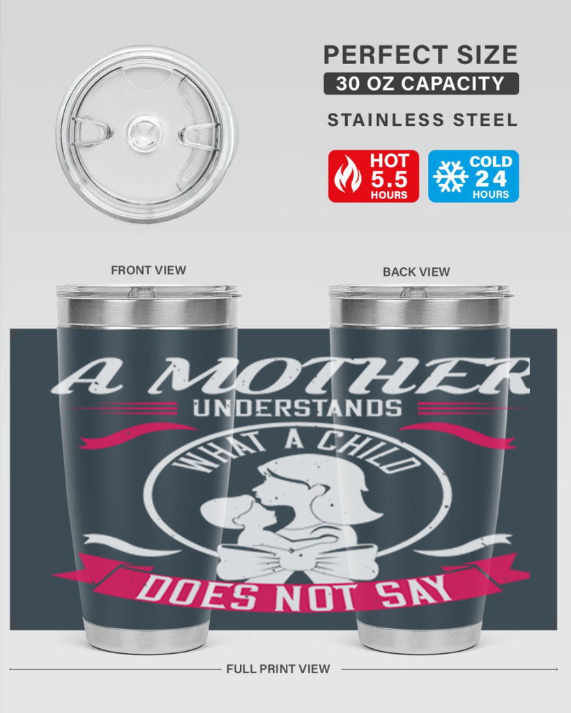 a mother understands 8#- mothers day- Tumbler
