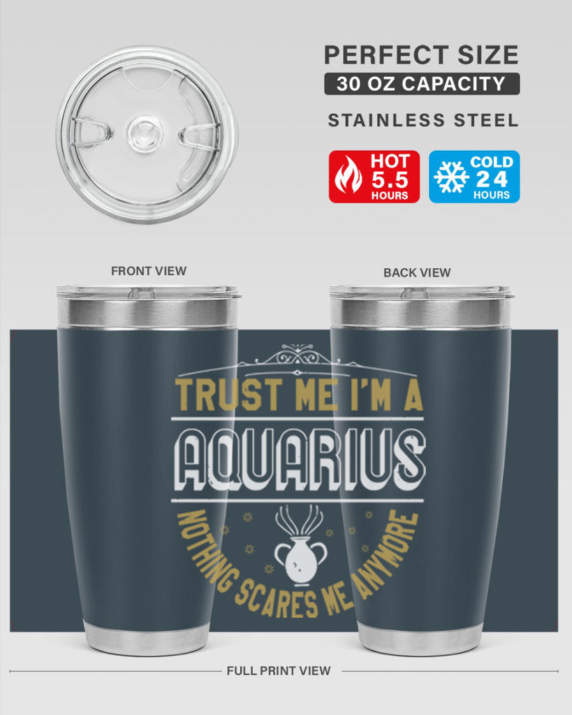 aquarius 87#- zodiac- Tumbler