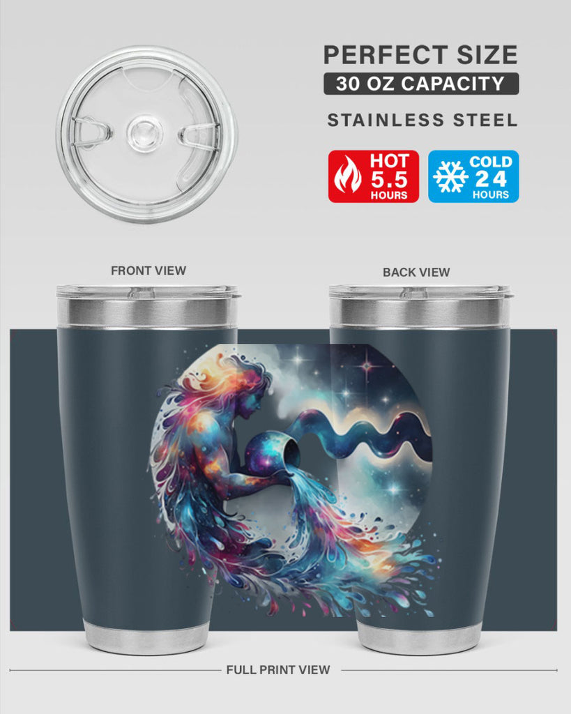 aquarius 88#- zodiac- Tumbler