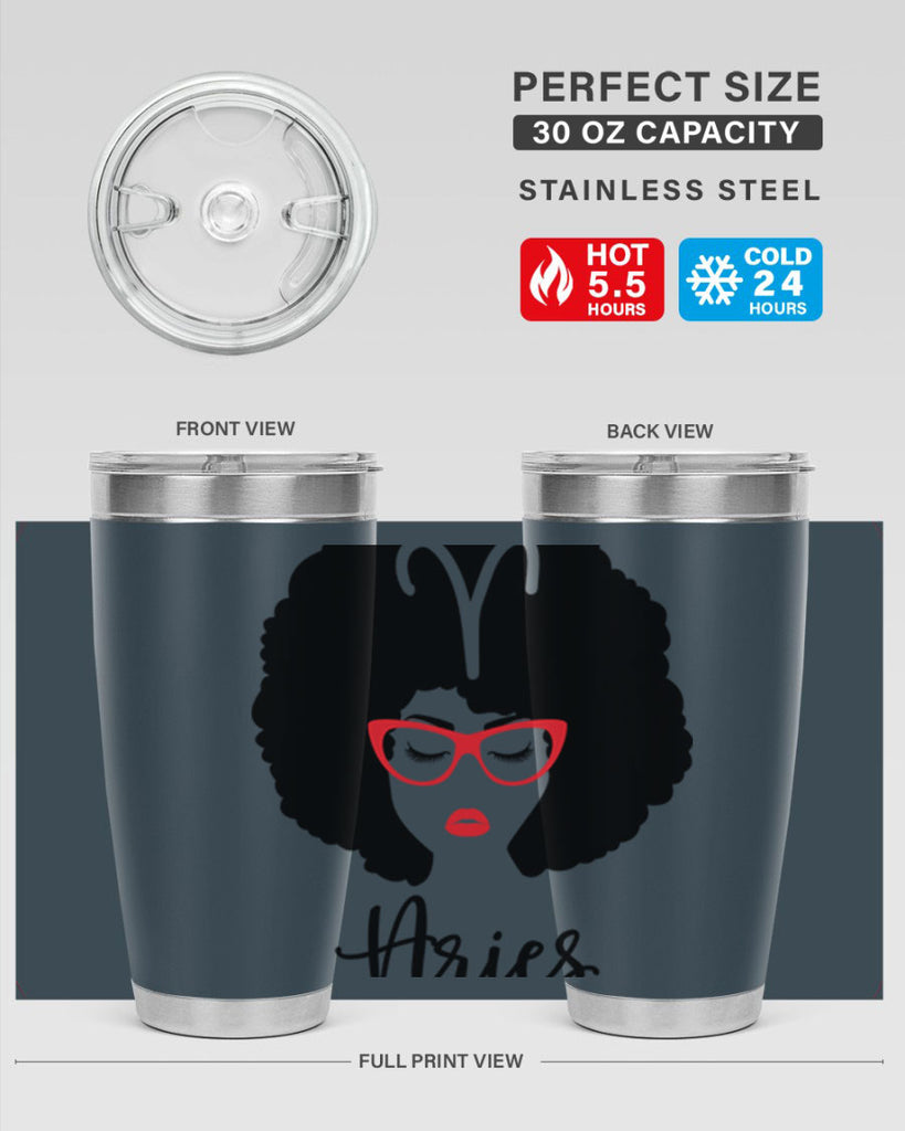 aries 122#- zodiac- Tumbler