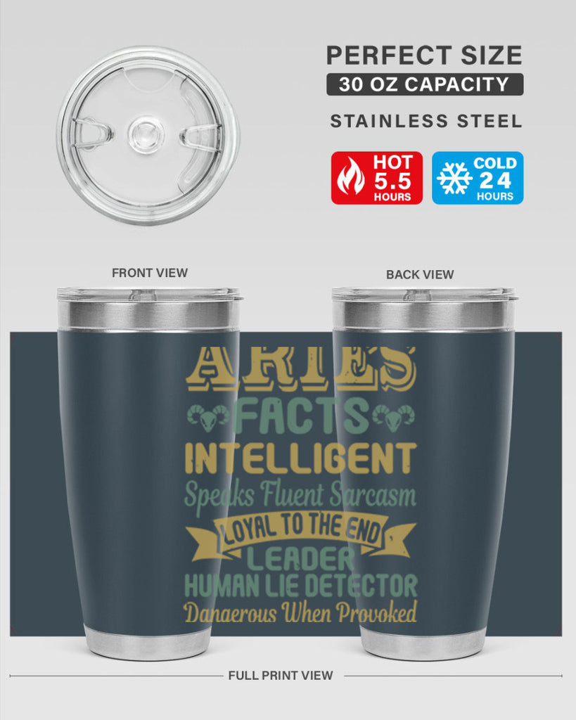 aries 123#- zodiac- Tumbler