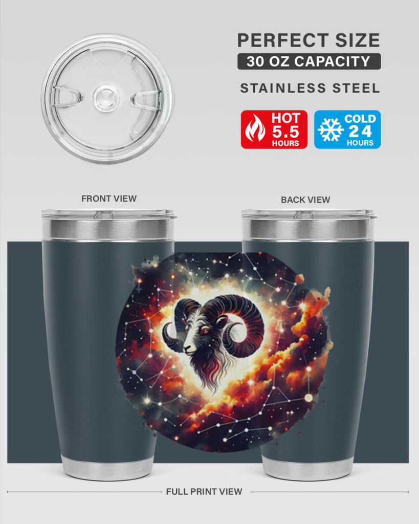 aries 126#- zodiac- Tumbler