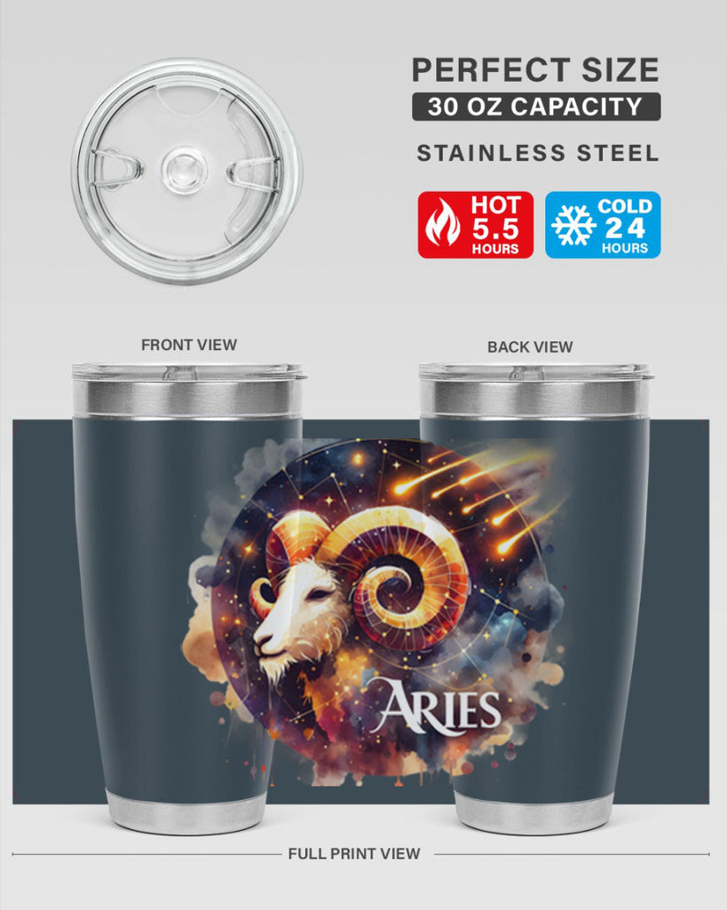 aries 127#- zodiac- Tumbler