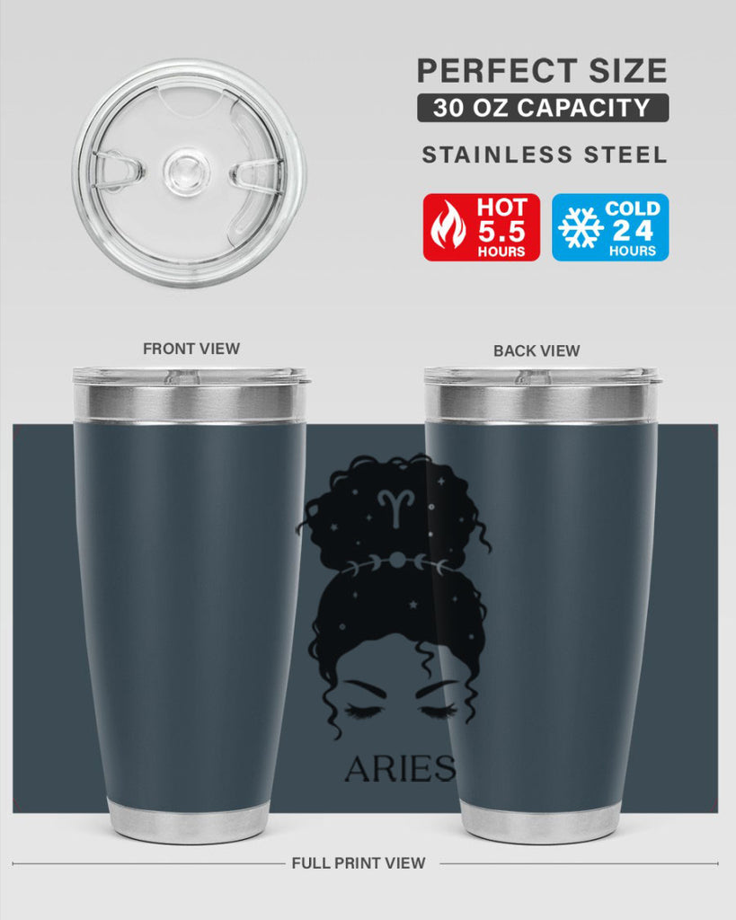 aries 132#- zodiac- Tumbler