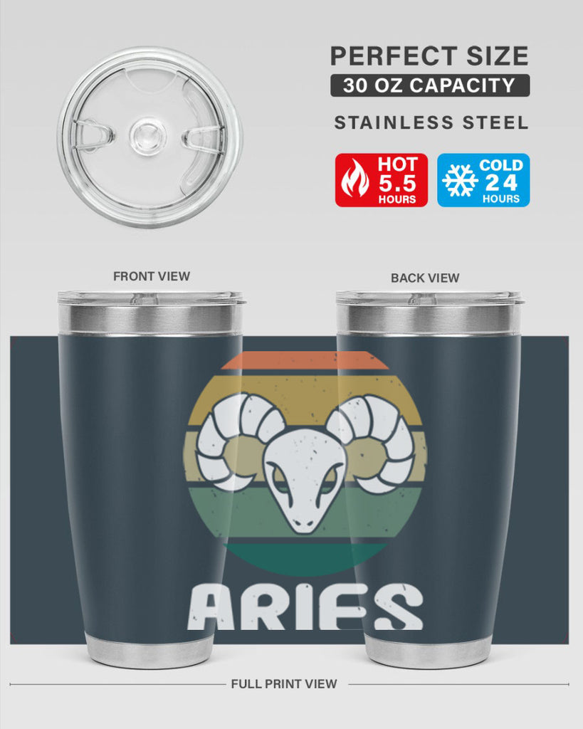 aries 134#- zodiac- Tumbler