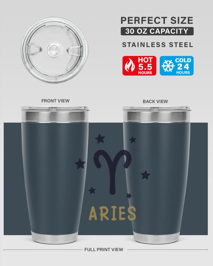 aries 135#- zodiac- Tumbler