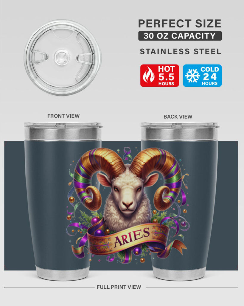 aries 136#- zodiac- Tumbler