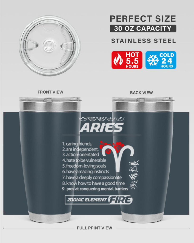 aries 137#- zodiac- Tumbler