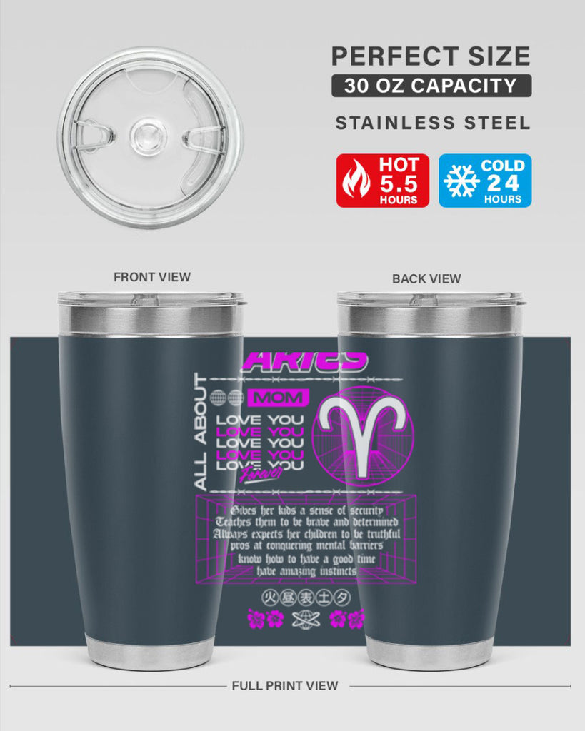 aries 138#- zodiac- Tumbler