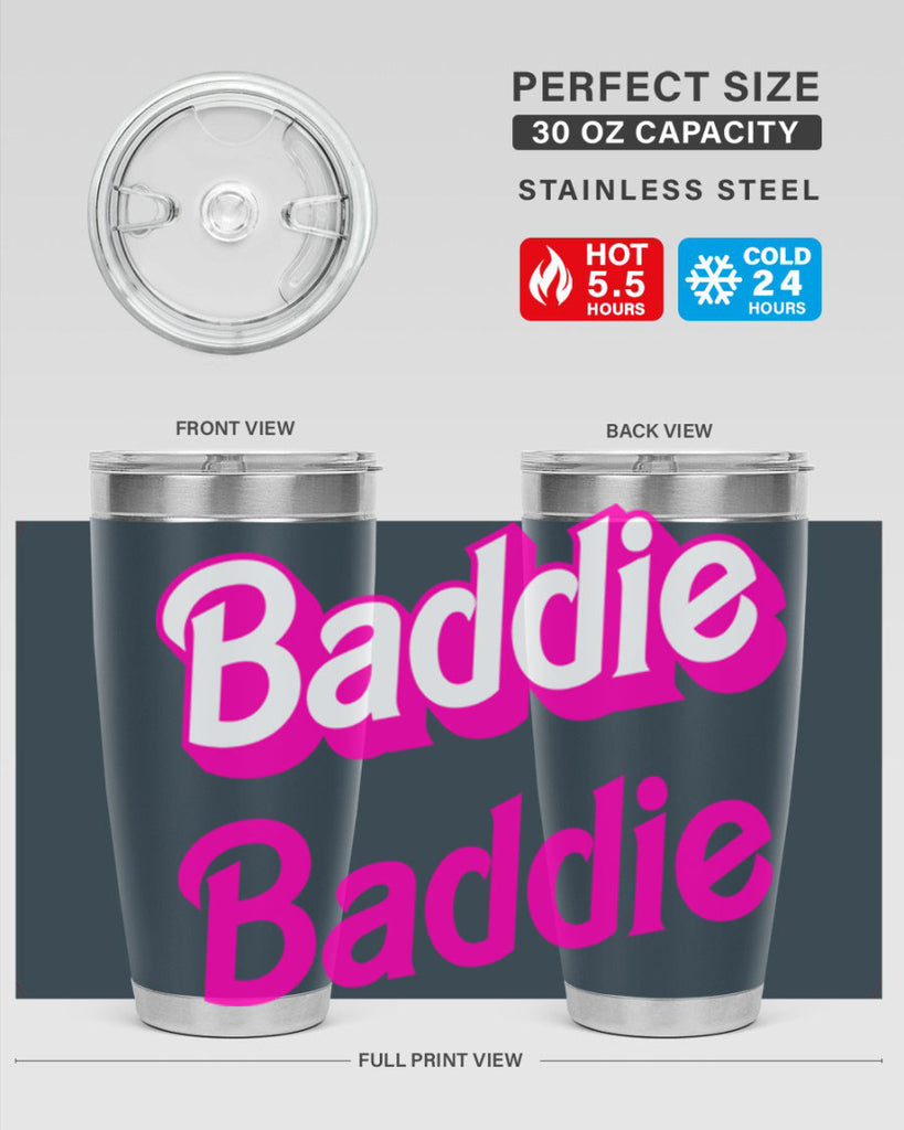 baddie 271#- black words phrases- Cotton Tank