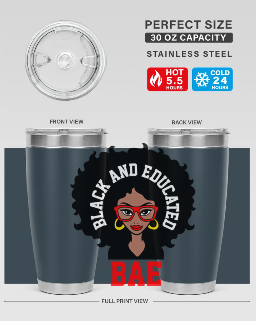 bae black and educated 267#- black words phrases- Cotton Tank