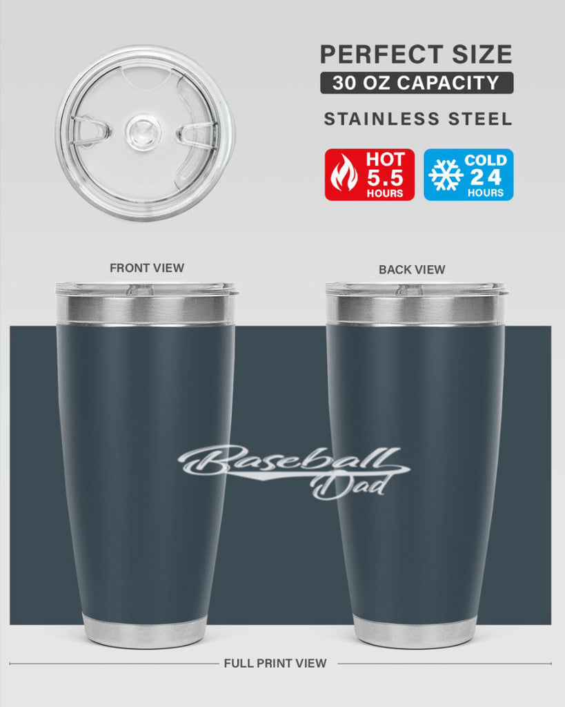 baseball dadk 49#- dad- Tumbler