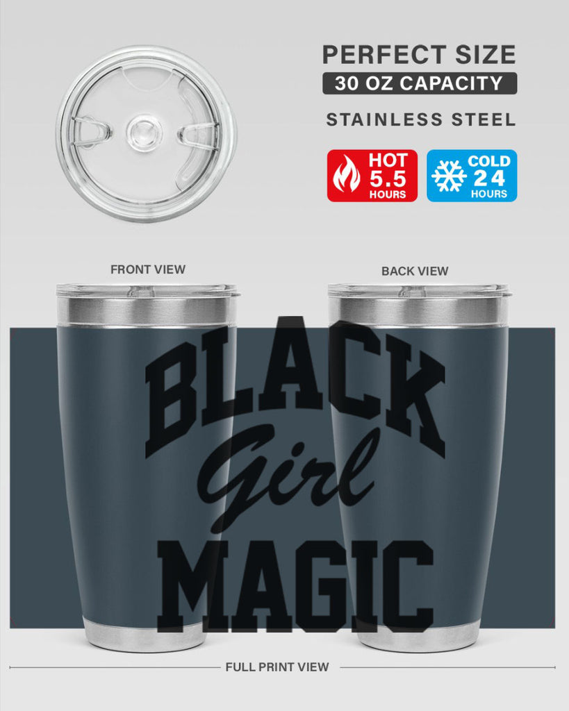 black girl magic 205#- black words phrases- Cotton Tank