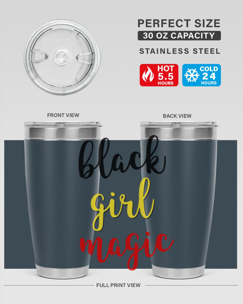 black girl magic color 246#- black words phrases- Cotton Tank