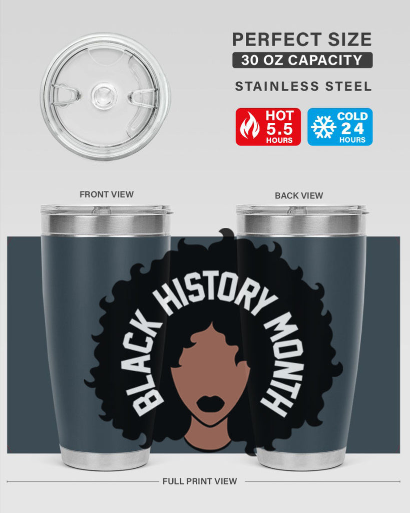 black history month afro woman 239#- black words phrases- Cotton Tank