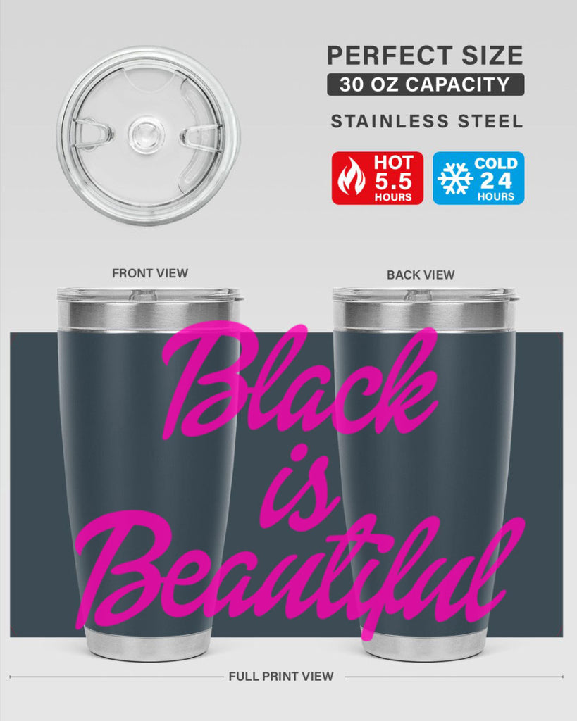 black is beautiful 200#- black words phrases- Cotton Tank