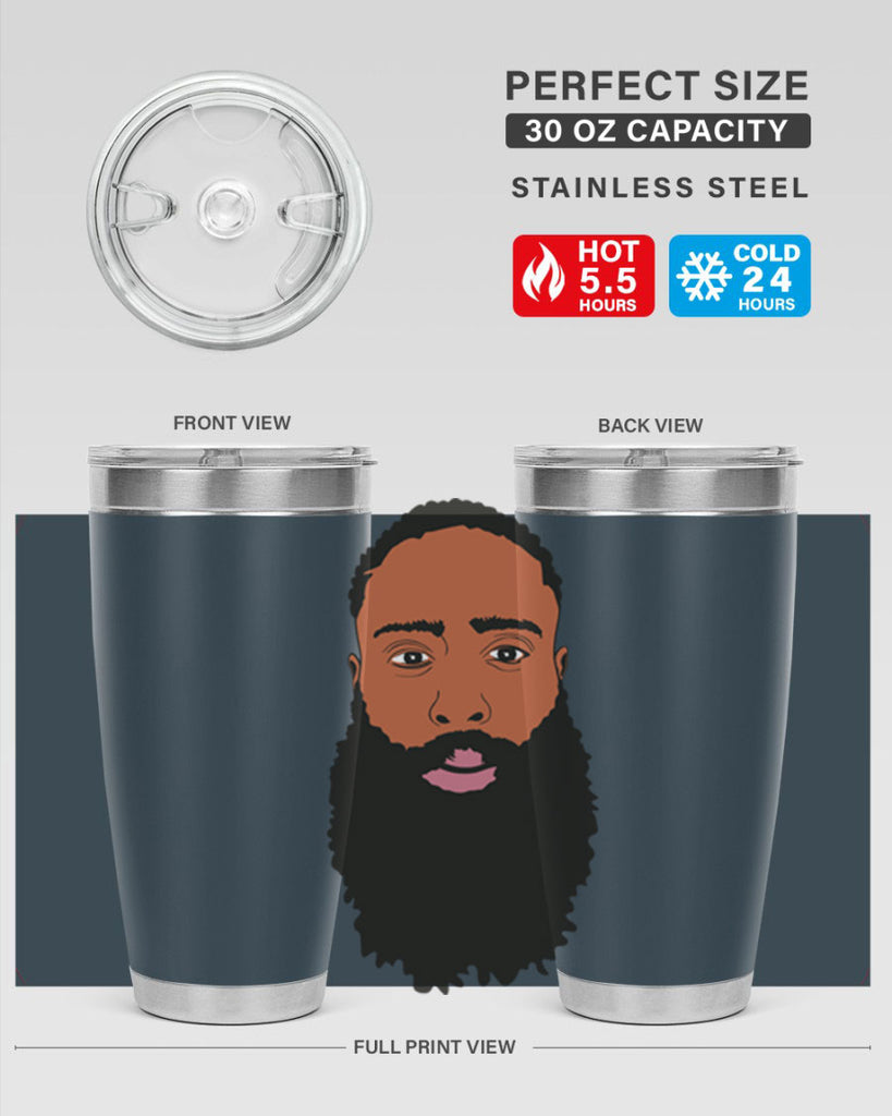 black man style 2#- black men - boys- tumbler