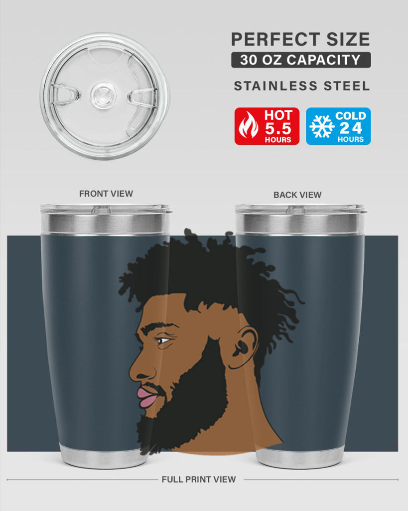 black man style 3#- black men - boys- tumbler