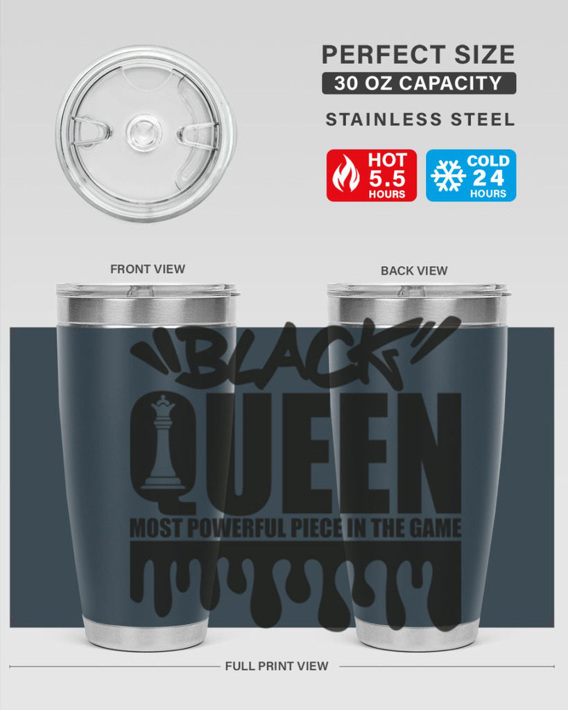 black queen 213#- black words phrases- Cotton Tank