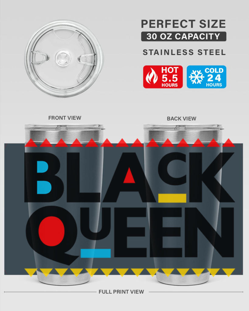 black queen 222#- black words phrases- Cotton Tank