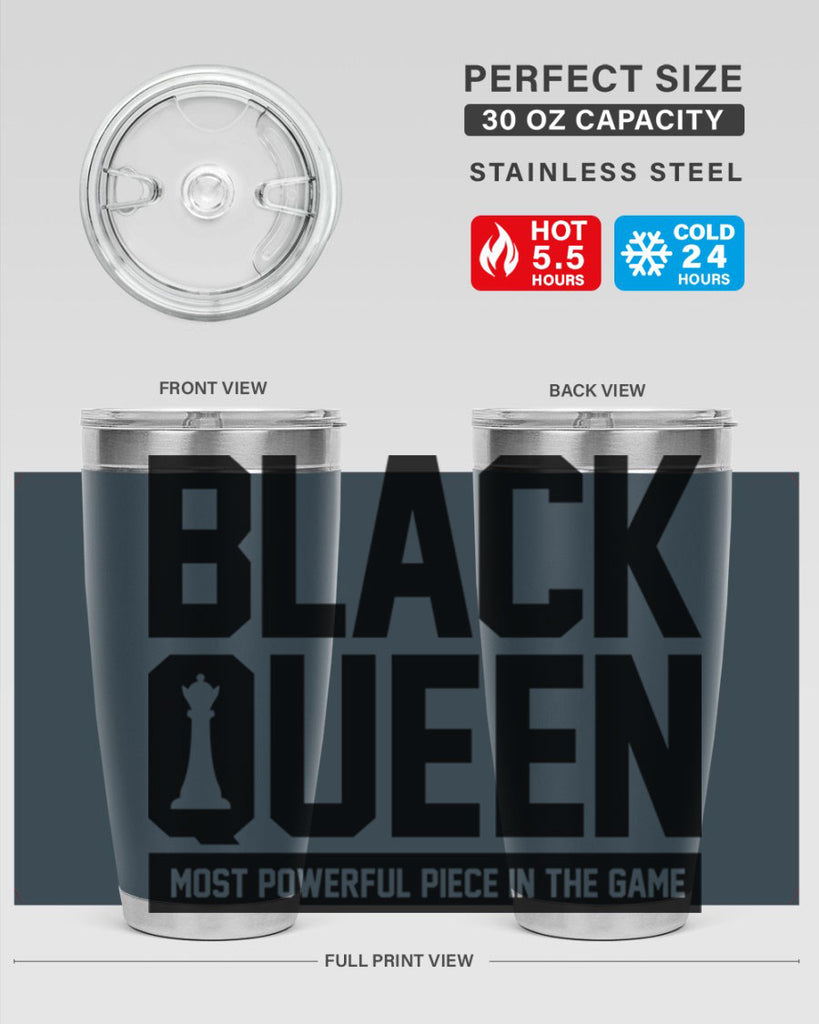 black queenchess 194#- black words phrases- Cotton Tank