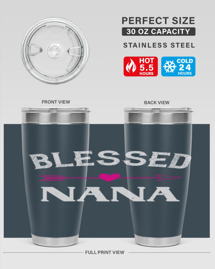 blessed nana 34#- grandma - nana- Tumbler