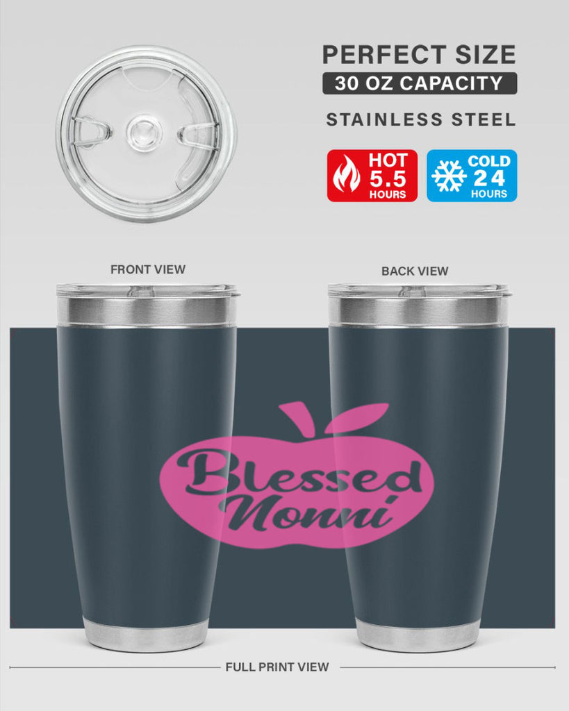 blessed nonni 58#- grandma - nana- Tumbler
