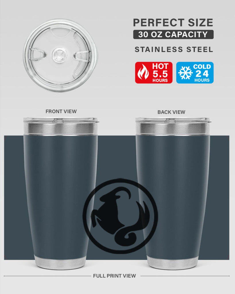 capricorn 203#- zodiac- Tumbler