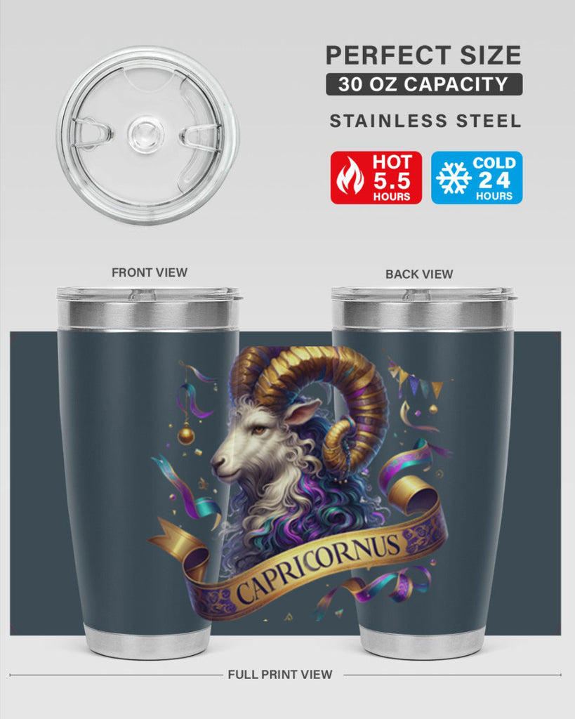 capricorn 209#- zodiac- Tumbler