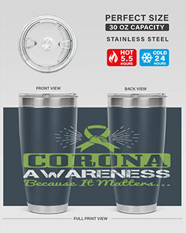 corona awareness because it matters Style 26#- corona virus- Tumbler