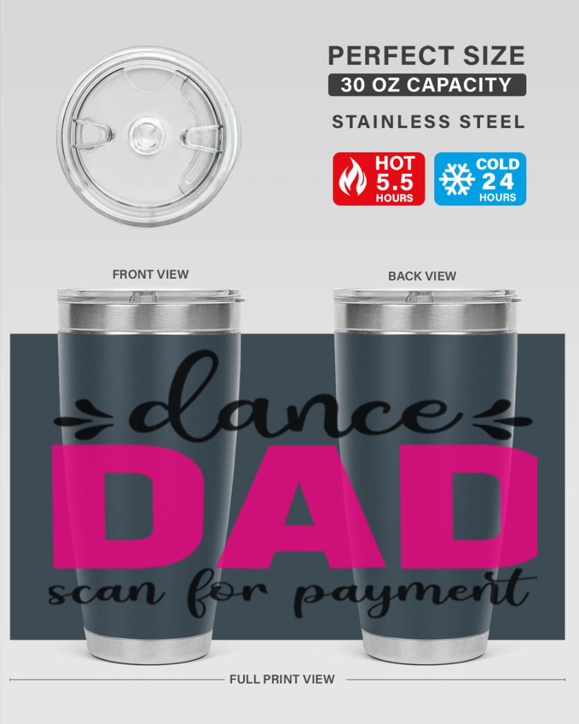 dance dad scan for payment 22#- ballet- Tumbler