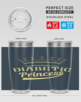 diabetic princess Style 42#- diabetes- Tumbler