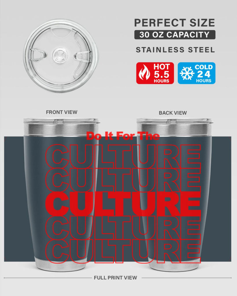do it for the culture 170#- black words phrases- Cotton Tank
