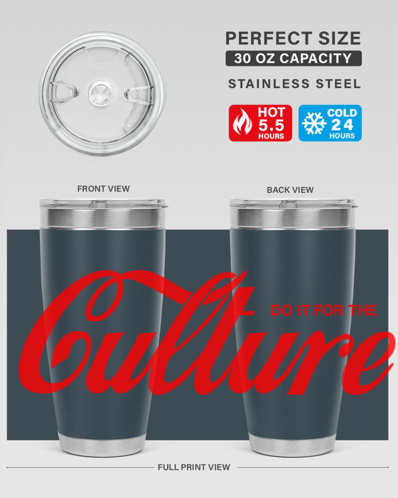 do it for the culture 171#- black words phrases- Cotton Tank