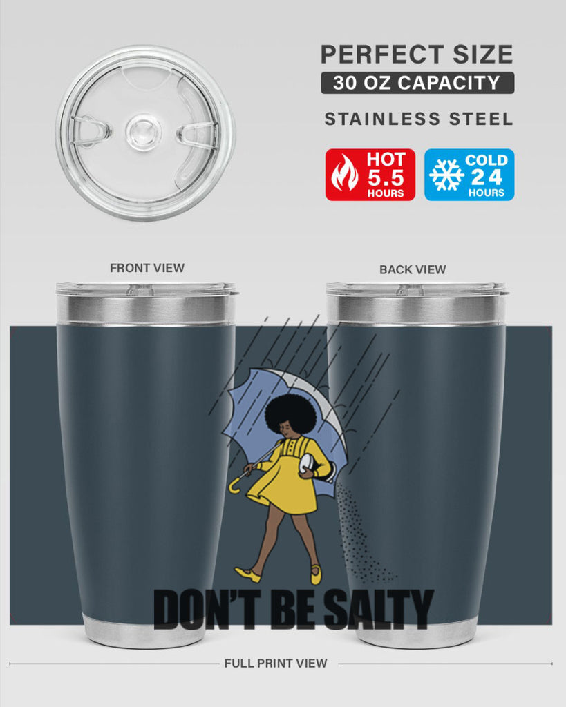 dont be salty 169#- black words phrases- Cotton Tank