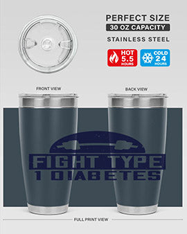 fight type diabetes Style 37#- diabetes- Tumbler